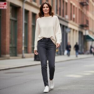 Rag & Bone Fit 2 Slim Jeans Men’s 30 Black Denim Button Fly Excellent Condition